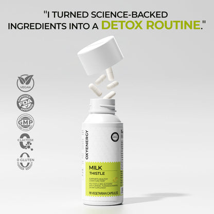 Milk Thistle 300mg Extract - Liver Detox & Repair Support